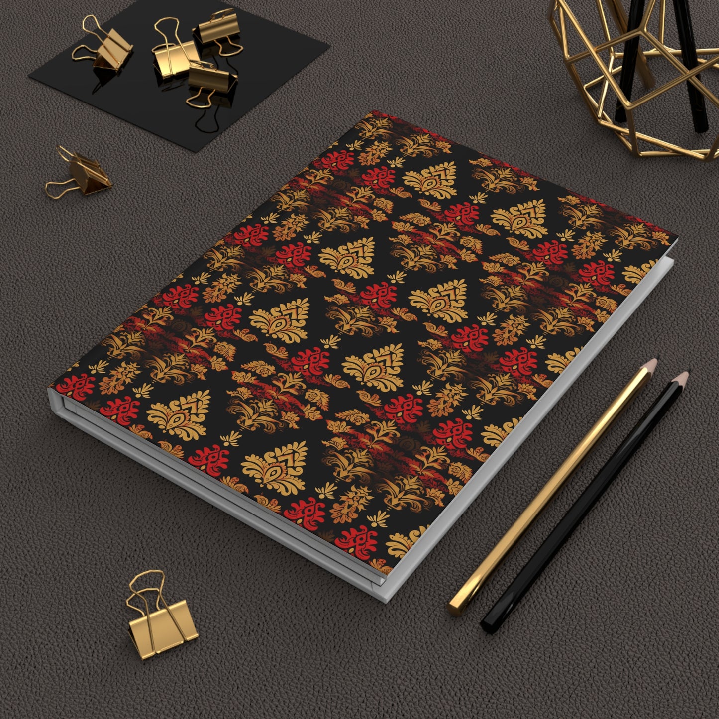 Traditional Thai Silk Design Hard Cover Journal