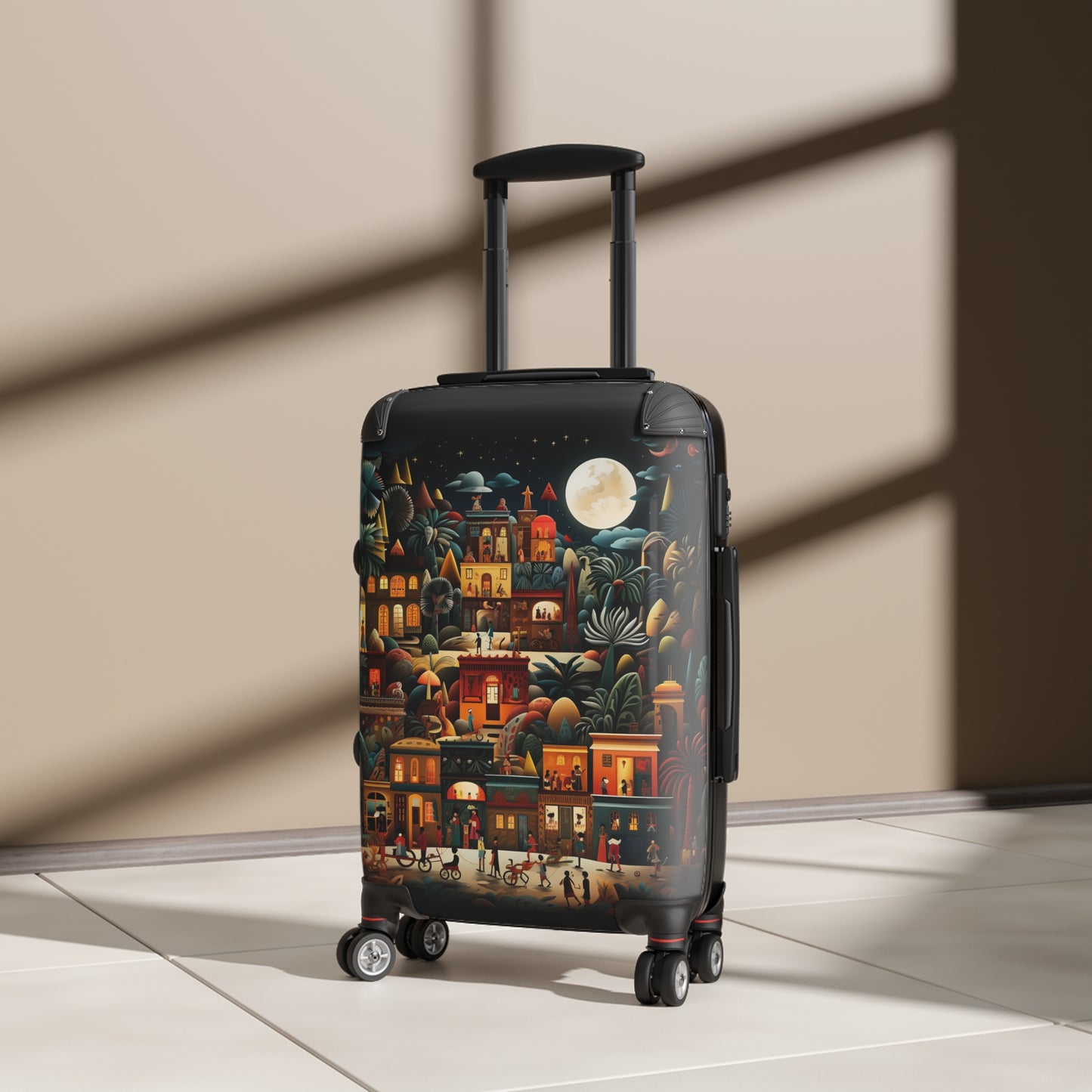 Mexican Night Village -1 Hardshell Suitcase