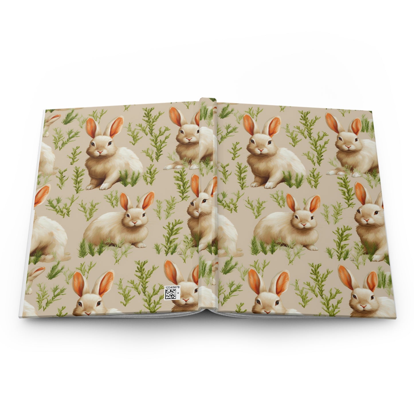 Playful Bunnies Hard Cover Journal