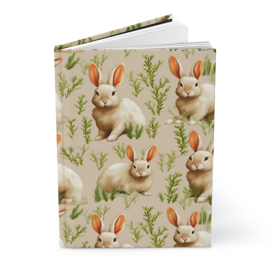 Playful Bunnies Hard Cover Journal