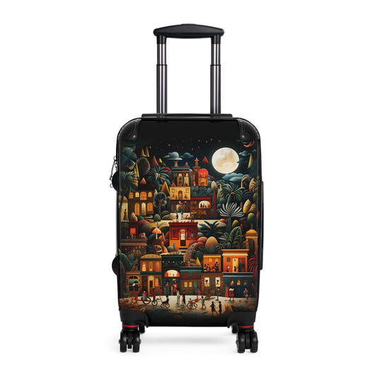 Mexican Night Village -1 Hardshell Suitcase