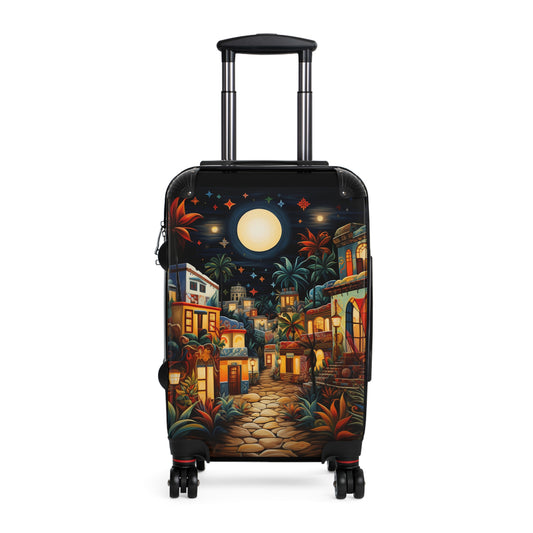 Mexican Night Village - 2 Hardshell Suitcase